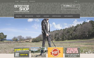 Il sito online di Metal Detector Shop