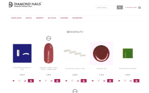 Il sito online di Diamond Nails