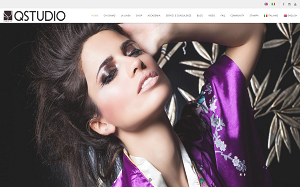 Il sito online di QStudio makeup