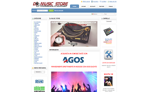 Il sito online di Dj Music Store