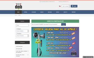 Il sito online di DMB Italia