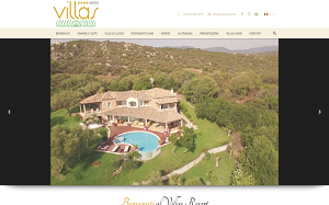 Il sito online di Villas Resort