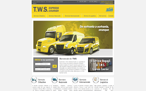Il sito online di TWS Express Courier