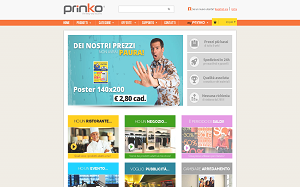 Il sito online di Prinko