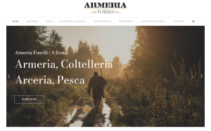 Il sito online di Armeria Fuselli