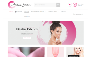 Il sito online di Atelier Estetica