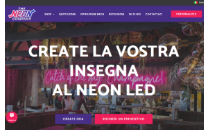 Il sito online di The Neon Company