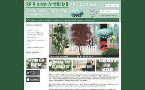 Il sito online di Piante Artificiali