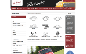 Il sito online di Fd Ricambi Fiat 500