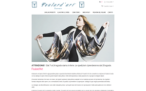 Il sito online di Foulard'art