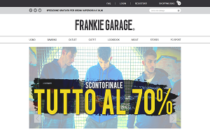 Il sito online di Frankie Garage