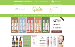 Il sito online di Gaia Cosmetici Naturali