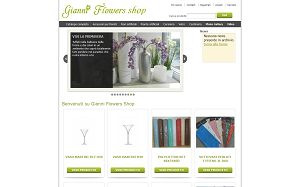 Il sito online di Gianni Flowers shop