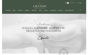 Il sito online di Grando Gioielli