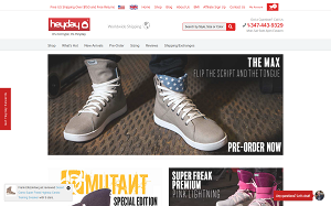 Il sito online di Heyday Footwear