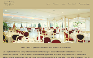 Il sito online di Villa Lariano