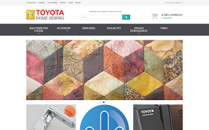 Il sito online di Toyota Home Sewing