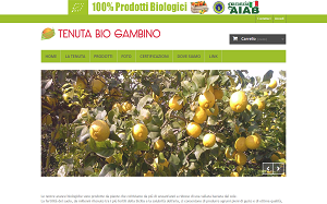 Il sito online di Tenuta Bio Gambino