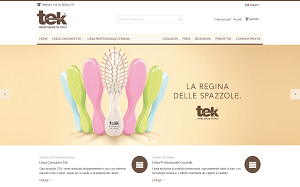 Il sito online di Tek Italy