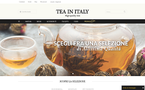 Il sito online di Tea in Italy