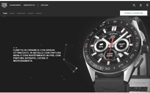 Il sito online di Tagheuer Connected