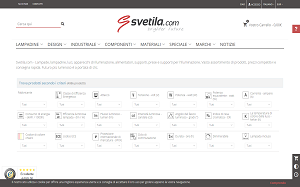 Il sito online di Svetila