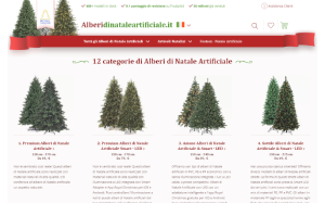 Il sito online di Alberi Di Natale Artificiali