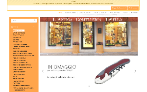 Il sito online di Antica coltelleria Tavella