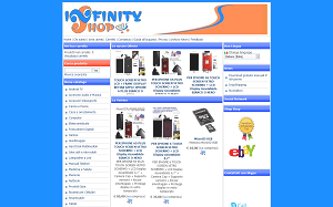 Il sito online di Infinity Shop