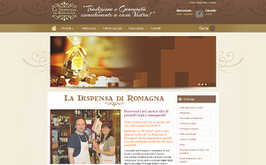 Il sito online di La Dispensa di Romagna