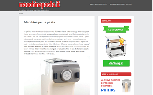 Il sito online di Macchina Pasta