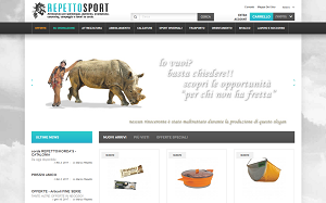 Il sito online di Repetto Sport
