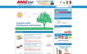 Il sito online di Mac Sac
