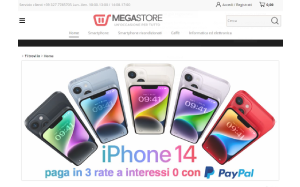 Il sito online di Megastore-Italy