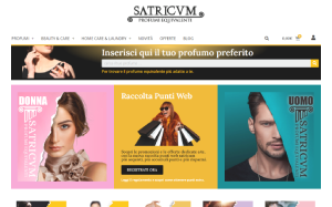 Il sito online di Profumi Satricum