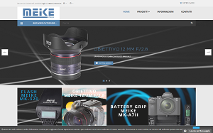 Il sito online di Meike