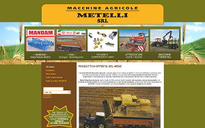Il sito online di Macchine Agricole Metelli