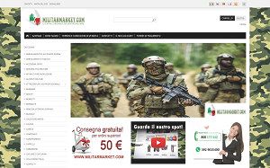 Il sito online di Militar Market