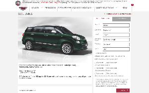 Il sito online di Fiat 500L Living