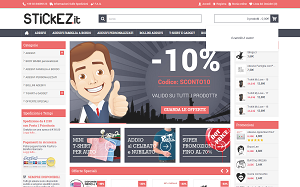 Visita lo shopping online di Stickez