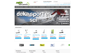 Il sito online di Deka SportPassion
