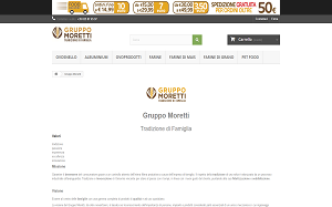 Il sito online di Gruppo Moretti