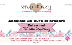 Il sito online di Scrap it Easy