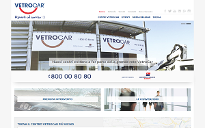 Il sito online di Vetrocar