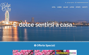 Il sito online di La Dolce Vita Hotel