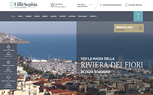 Il sito online di Villa Sophia Sanremo