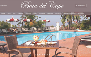 Il sito online di Hotel Baia del Capo