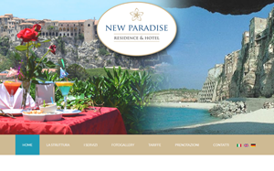 Il sito online di New Paradise Tropea