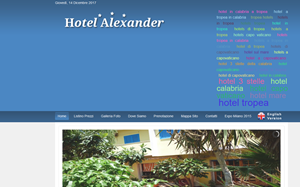 Il sito online di Hotel Alexander Tropea