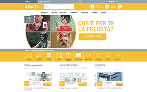 Il sito online di sOmfy